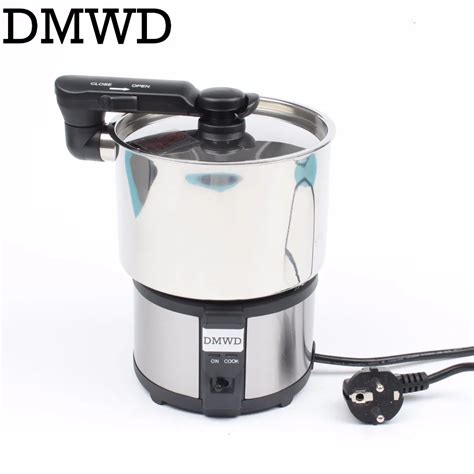 Dmwd Mini Electric Rice Cooker Food Steamer Small Portable Stainless