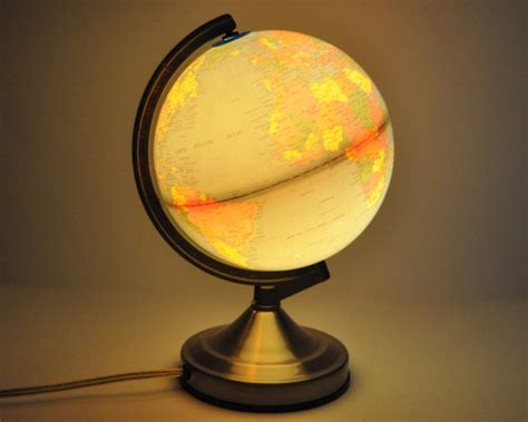 Vintage World Globe Night Light