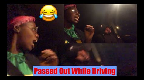 Passing Out While Driving Prank Youtube