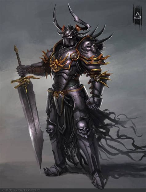 Chaos Knight By Yenin Fantasy Armor Medieval Fantasy Dark Fantasy