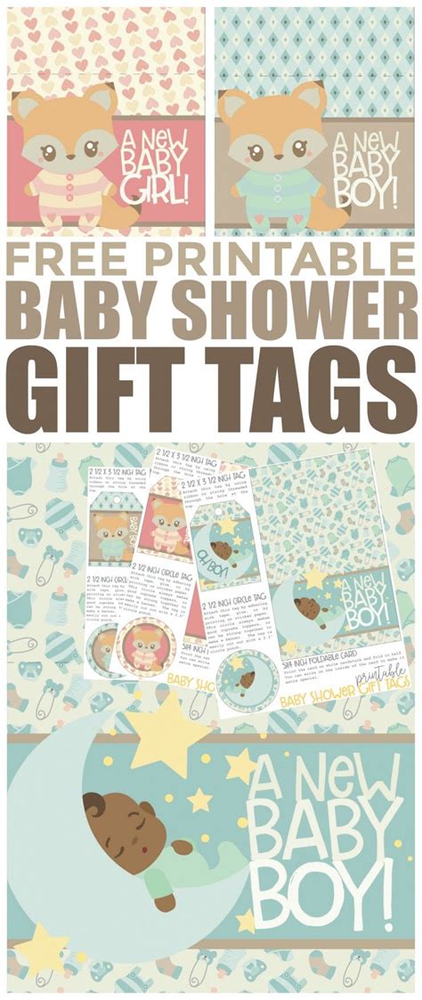 No photoshop or design skills needed to use the templates on this site. Free Printable Baby Shower Gift Tags | Baby shower cards ...