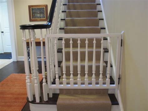 Baby Gates For Bottom Of Stairs With Banister Baby Tickers