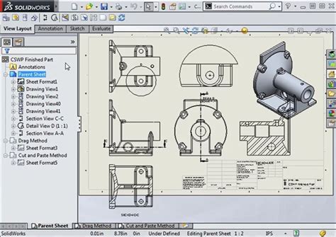 Drawing Views Solidworks