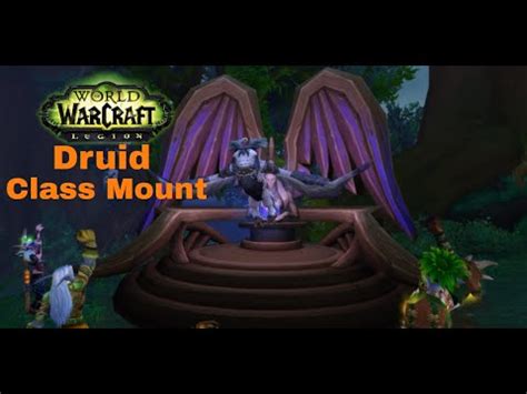 WoW Legion Druid Class Mount Archdruid S Lunarwing Form YouTube
