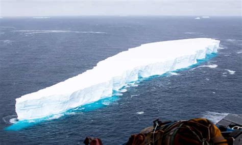 Huge Antarctic Iceberg Headed Towards South Georgia Breaks In Two