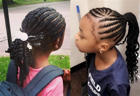 30 Sweet Cornrow Hairstyles That Little Girls Love Child Insider