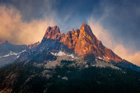 Liberty Bell Mountain Sunrise North Cascades Photo Print Photos By