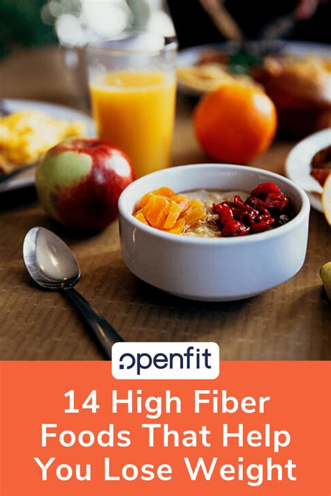 High fiber foods such as whole grains, fruits, vegetables, nuts, and seeds can take longer to chew than other foods and will help keep you full longer. 14 High Fiber Foods to Help You Lose Weight | Openfit