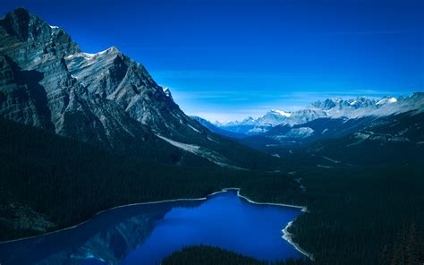 Download 1920x1200 Wallpaper Canada Mountains Valley Lake Nature