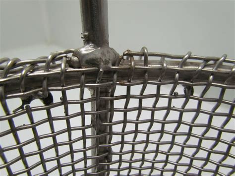 Stainless Steel Round Wire Parts Washer Dip Basket 8 Diameter 8 34