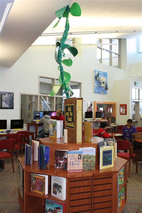 A Tall Tale - School Library Displays | School library displays, Library decor, Library displays