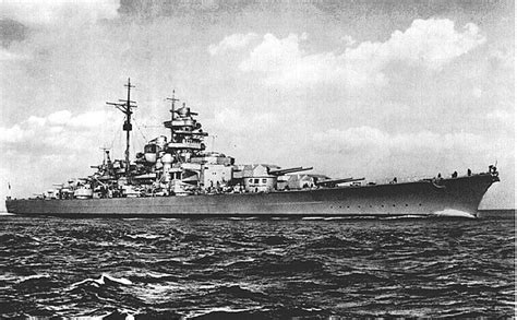German Battleship Bismarck World War Ii
