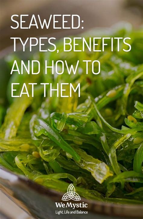 Seaweed Types Benefits And How To Eat Them Wemystic Best Diets