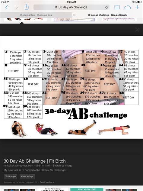 Ab Challenge 30 Day Abs 30 Day Ab Challenge Ab Challenge
