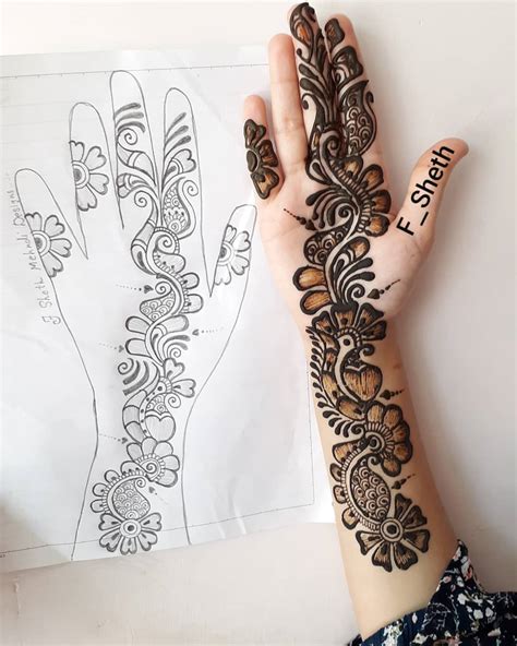 19 Arabic Henna Designs Images