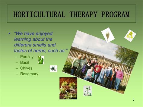 Ppt Horticultural Therapy Program Powerpoint Presentation Free