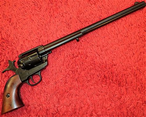 Replica Denix 45 Calibre Colt Peacemaker Revolver Pistol Long Barrel
