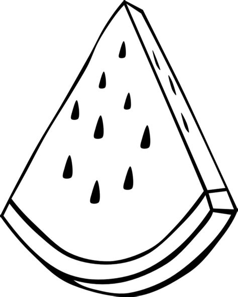 Water Melon Coloring Pages Coloring Home