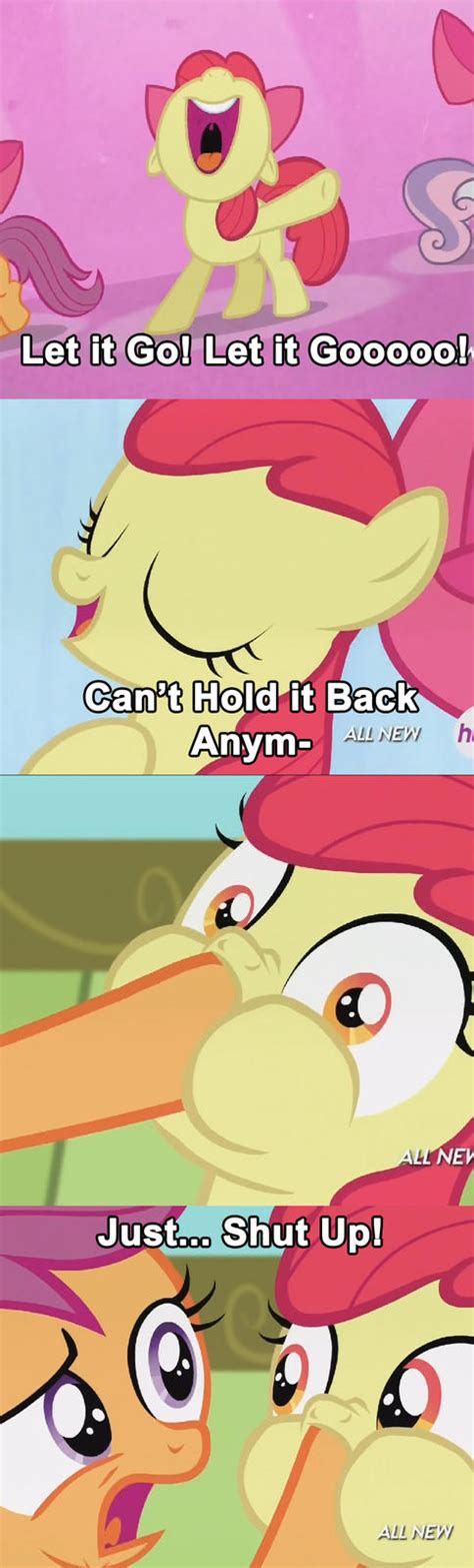 Let It Go Applebloom My Little Pony Friendship Is Magic Know Your