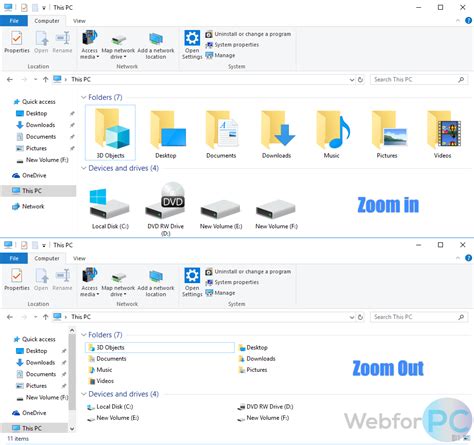 Change Windows 10 Icons Size Possible Ways Webforpc