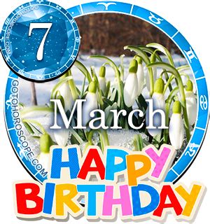 Aries what does it mean to be born on the 21st of march? Birthday Horoscope March 7th Pisces, Persanal Horoscope ...