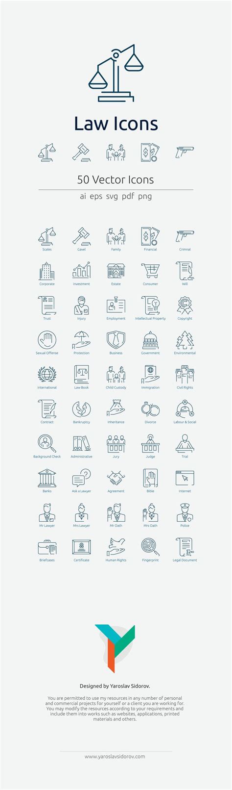Law Icons In Vector And Png Etsy Law Icon Lawyer Logo Design Law