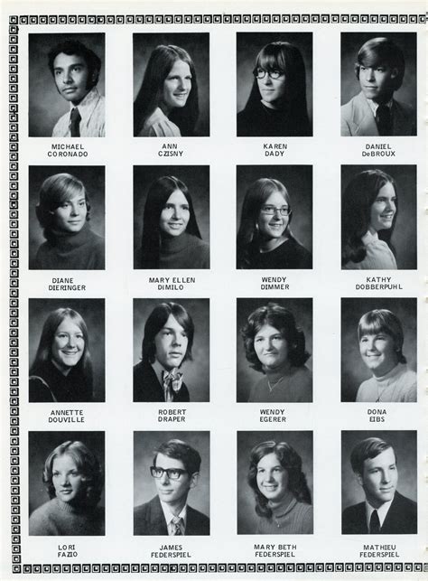 1974 Port Washington High School Yearbook And Students Page 134