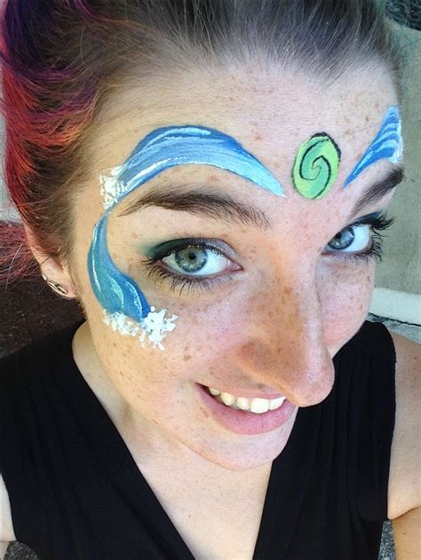 Moana Face Painting By Kelsey The Face Painting Lady The Heart Of Te Fiti Face Painting