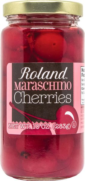 Maraschino Cherries With Stems Our Products Roland Foods