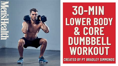 30 Minute Lower Body And Core Dumbbell Workout Men’s Health Uk Youtube