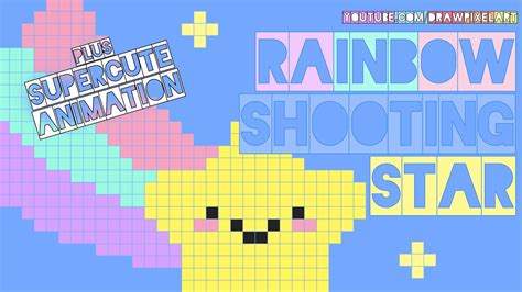 How To Draw Rainbow Shooting Star Kawaii Pastel Perler