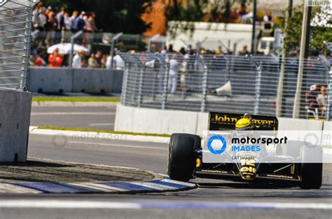 Ayrton Senna Lotus 97t Renault Australian Gp Motorsport Images
