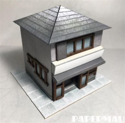 Papermau The Ramen Shop A Miniature Paper Model By Brother