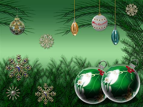 Green Merry Christmas Wallpaper Free Desktop Wallpaper