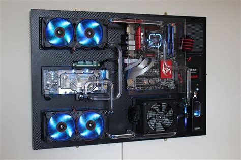 Ridiculously Awesome Wall Mounted Pc Build Examples Jun
