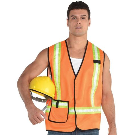 Adult Construction Worker Vest Party City