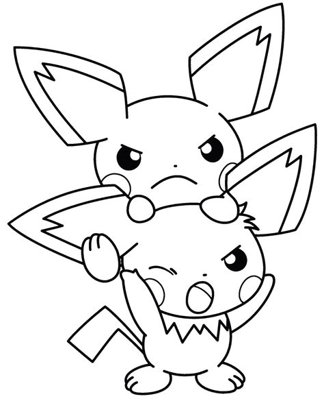 You can print or color them online at getdrawings.com for absolutely free. Top 7 Cute Plyaful Pichu Coloring Pages for Little Kids ...