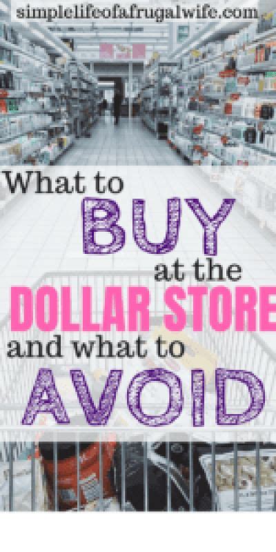 What To Always Buy At The Dollar Store And What To Not To Buy Simple