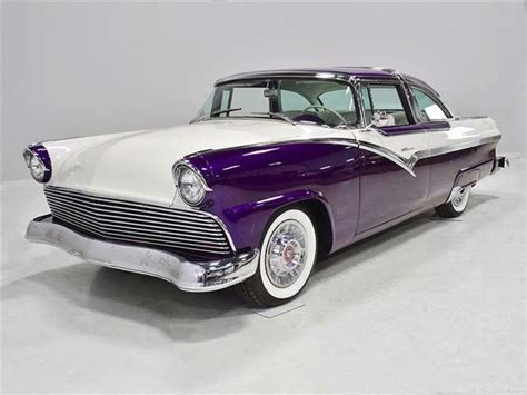 A crown vic is the majestic land whale every parent dreams their kid would get as their first car. 1956 Ford Crown Victoria Custom 55187 Miles Purple and White 312 cubic inch V8 for sale - Ford ...