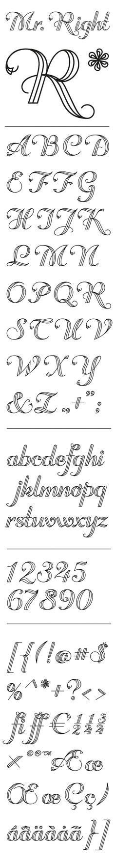 Elegant Script Machine Embroidery Font Monogram Alphabet 3 Etsy