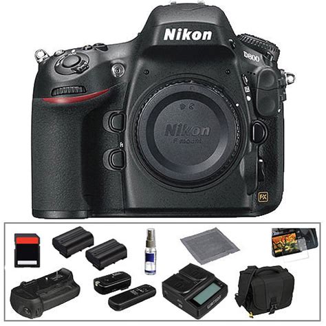 Nikon D800 Digital Slr Camera Body Deluxe Kit Bandh Photo Video