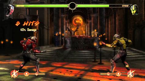 Mortal Kombat 9 Sektor Combo Compilation Youtube