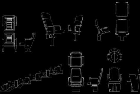 Auditorium Seat Dwg Archives Free Cad Plan