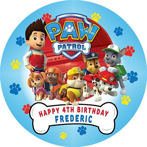 Paw Patrol Png Paw Patrol Stickers Paw Patrol Printable 4th Birthday