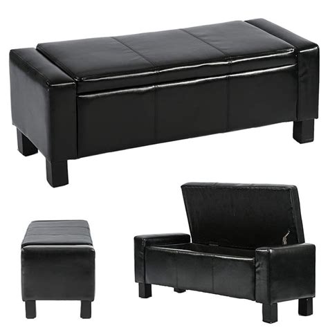 Add storage space, seating and style to any room with benches; Ottoman Storage Ottoman Bench Bedroom Bench with Faux ...