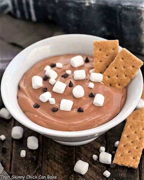 Easy Smores Dessert Dip 3 Ingredients That Skinny Chick Can Bake