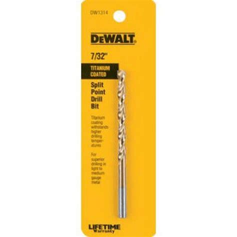 Dewalt Dw1314 732 Inch Titanium Nitride Speed Tip Point Drill Bit
