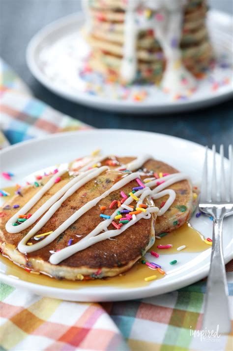 Colorful Festive And Flavorful Funfetti Pancakes Funfetti Pancakes