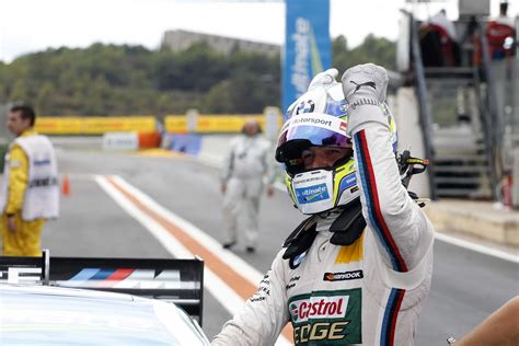 First Dtm Pole Position For Bmw Team Rbm And Augusto Farfus Three Bmw