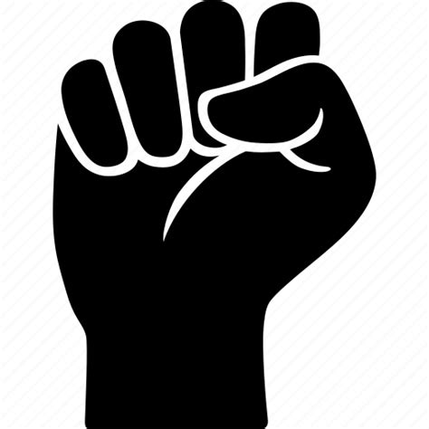 Fist Hand Power Resistence Solidarity Strength Victory Icon
